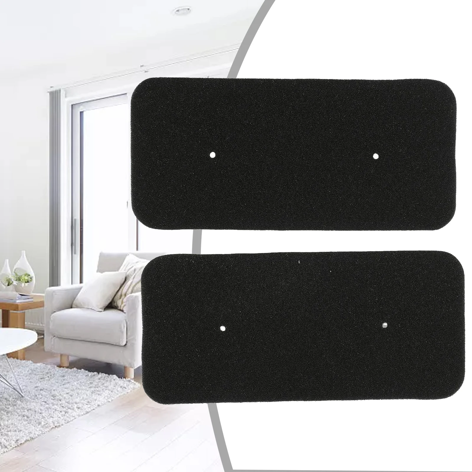 2Pcs Dust Foam Sponge Filter For Candy 31100685 31100627 For Hoover 40006731 Etc Condenser Dryer Washable Home Cleaning Tools