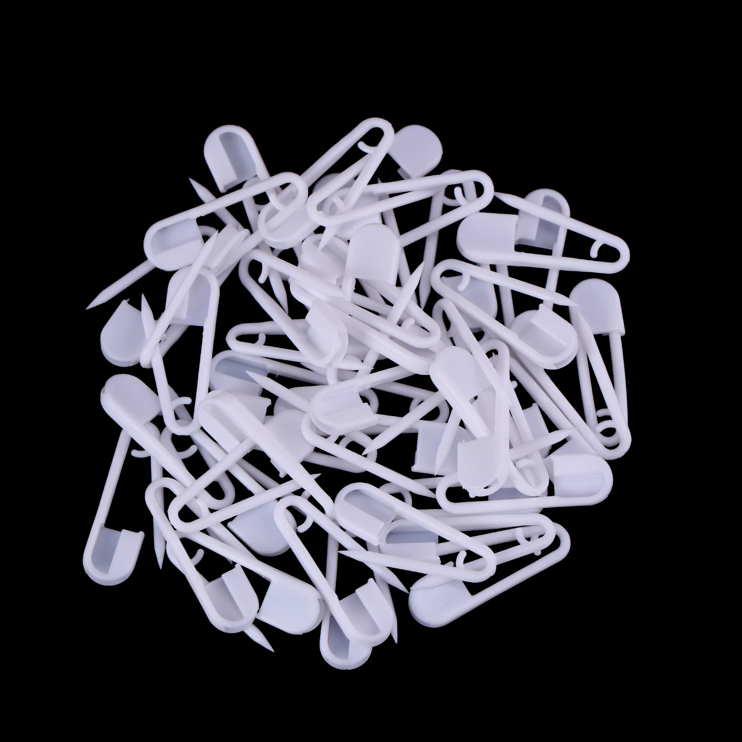 100Pcs Safety Plastic Tag Pin 5 Colors Fastener Clips Knitting Stitch Marker Tag DIY Label Card Hangtag Pins Apparel Accessories