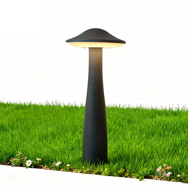 Retro Mushroom LED Night Light Outdoor Waterproof Lawn Lighting for Bedroom Restaurant Bar Decorative Reading Lamp