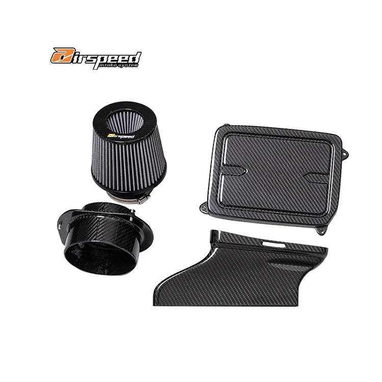

W176 A45 Airspeed Brand 100% Dry Carbon Fiber Cold Air Intake System New for BENZ AMG A45 CLA45 W176 2.0T Auto Engine Systems