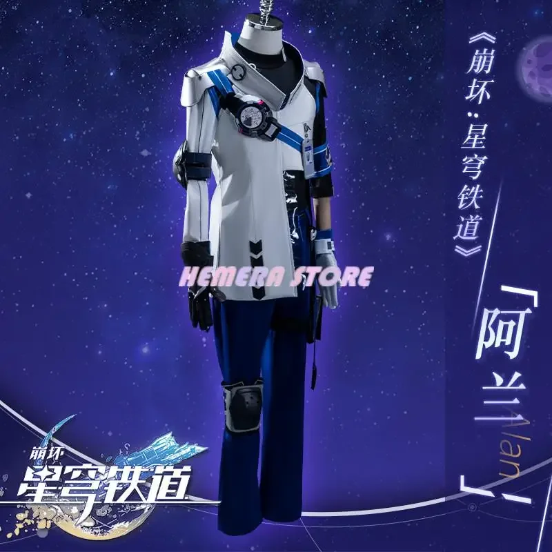 Arlan Honkai Star Rail Cosplay disfraz peluca juego uniforme Herta estación espacial Departamento de seguridad Peppy accesorios fiesta de Halloween hombres