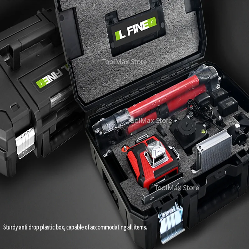 LFINE مستوى الليزر 16 خط 4D3D12 خط مستوى قوس مستوى الليزر الديكور موقع الليزر Rangefinder عالية الدقة