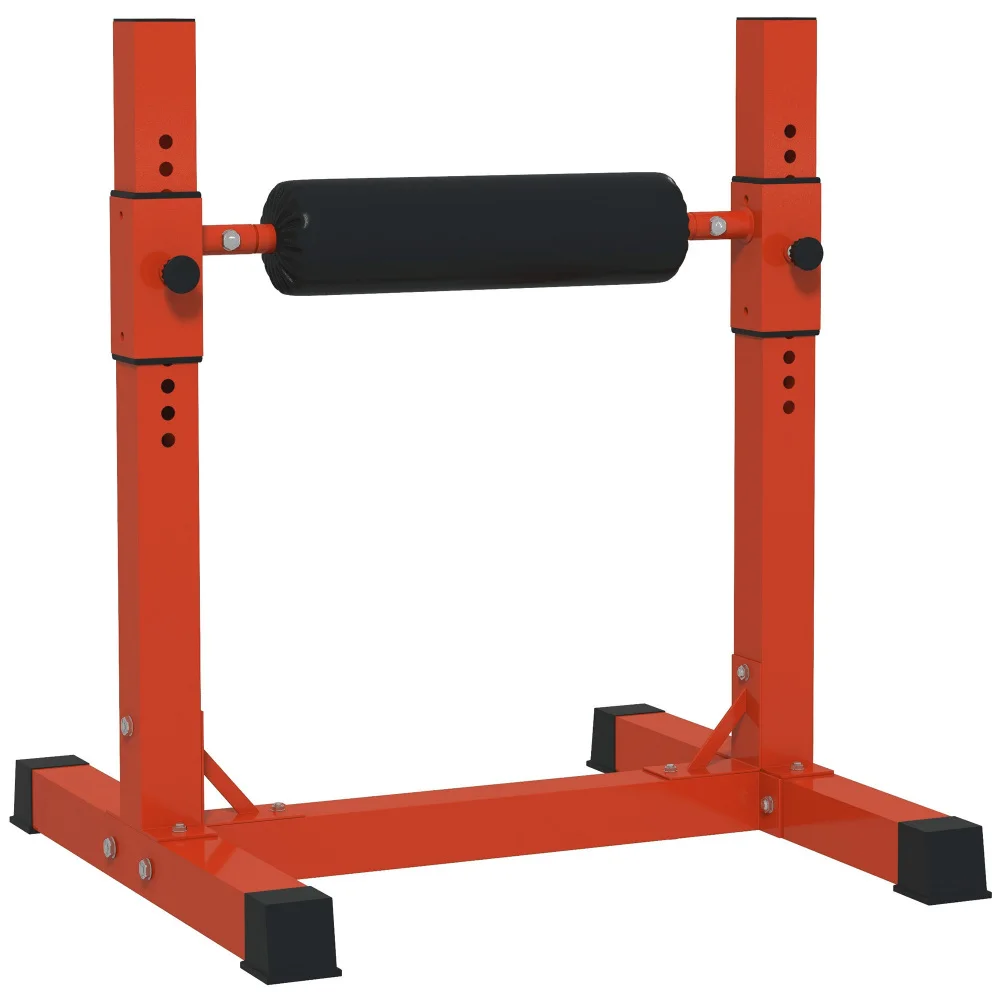 

Soozier Bulgarian Split Squat Stand:12-Level Adjustable Roller for Single Leg/Lower Body Red