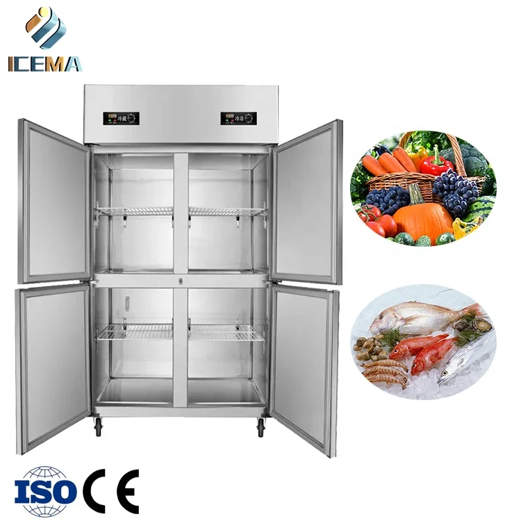 

Beverages Freezer Cold Room Refrigerator Fridges for Home Glass Cabinets Energy Saving Kitchen Furniture