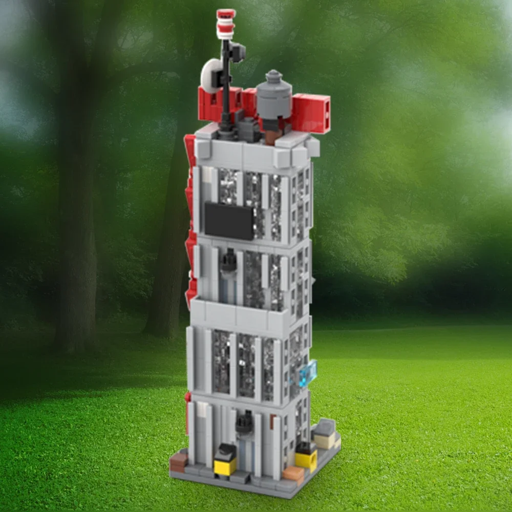 MOC City Daily Bugle Model Building Blocks Creative Assemble Bricks Collection Educational Puzzle DIY Birthday Toy Children Gift