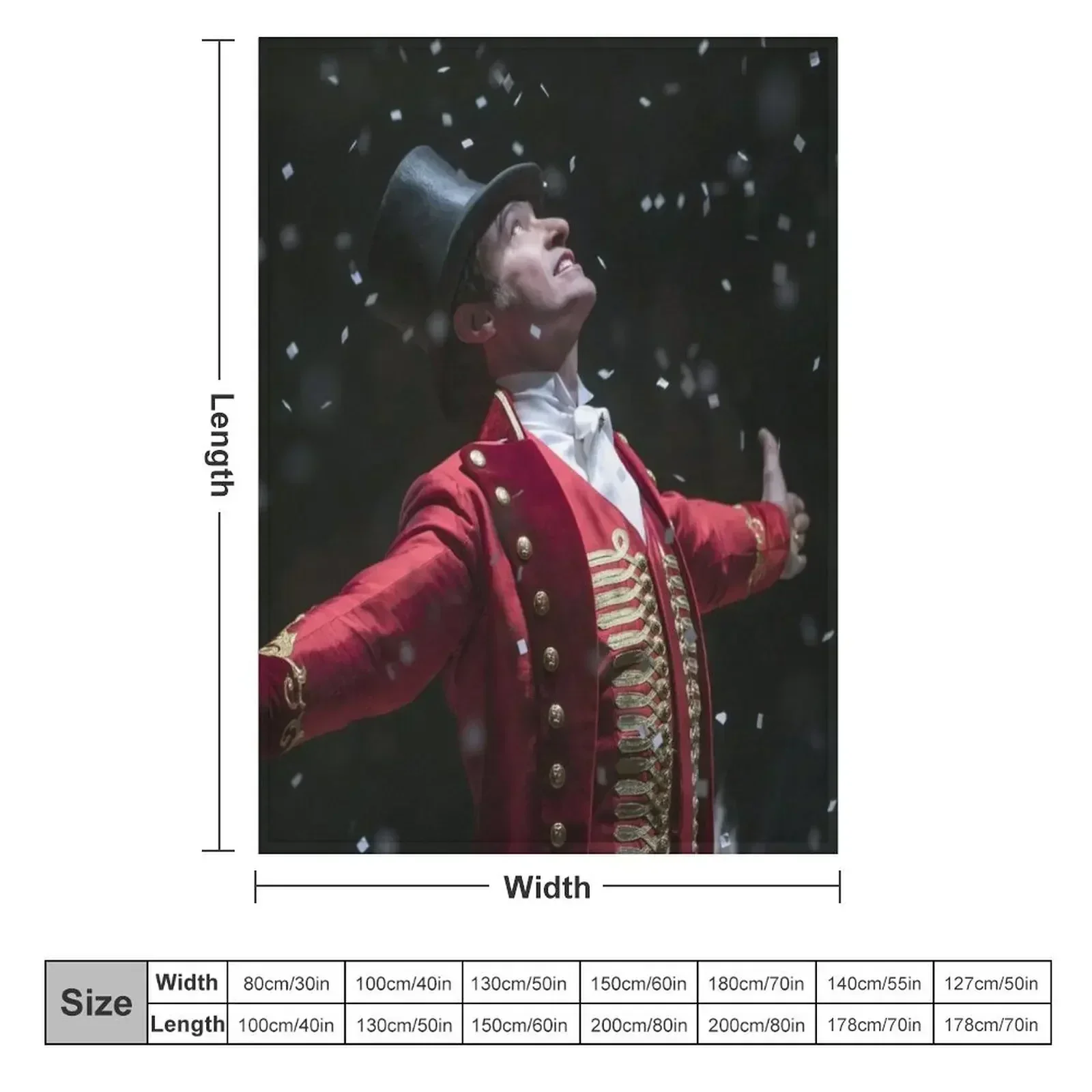 The Greatest Showman Throw Blanket funny gift warm for winter Sleeping Bag Blankets