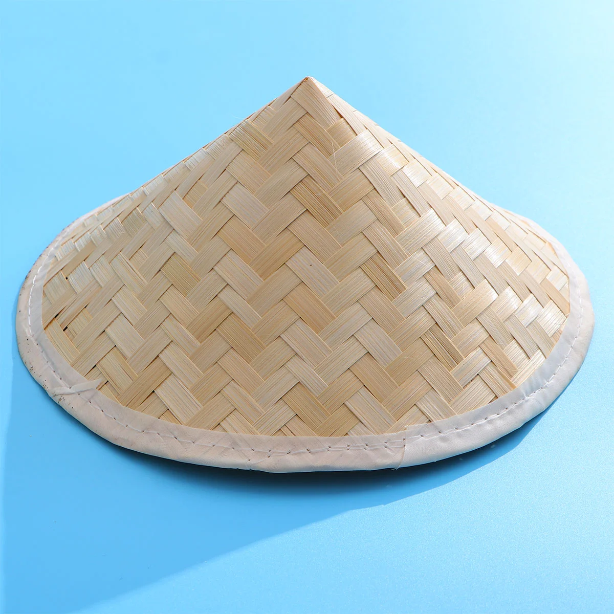 2 PCS Straw Hat for Men Adult Rice Kids Children Bucket Woven Hats Funny Party Chinese Sun Visor