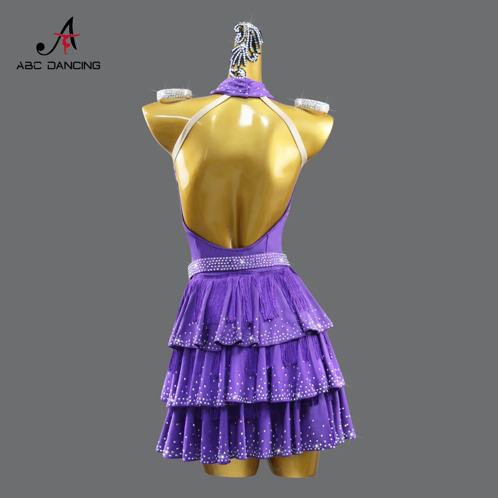 Latin American Woman Clothes Dance Costume Womens Evening Party Dress Adult Sport Suit Ballroom Girls Prom Dancewear Customized