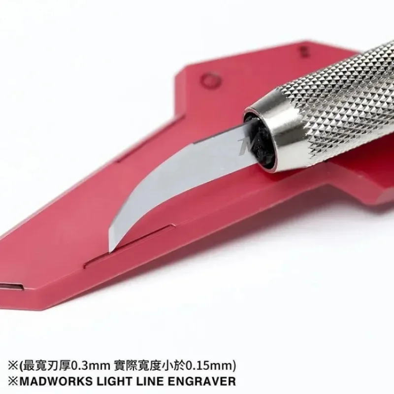 

MADWORKS MAD-35003 0.3mm Light Line Engraver Blade - No Handle, Military Model Craft Tool for Hobby DIY Model Building