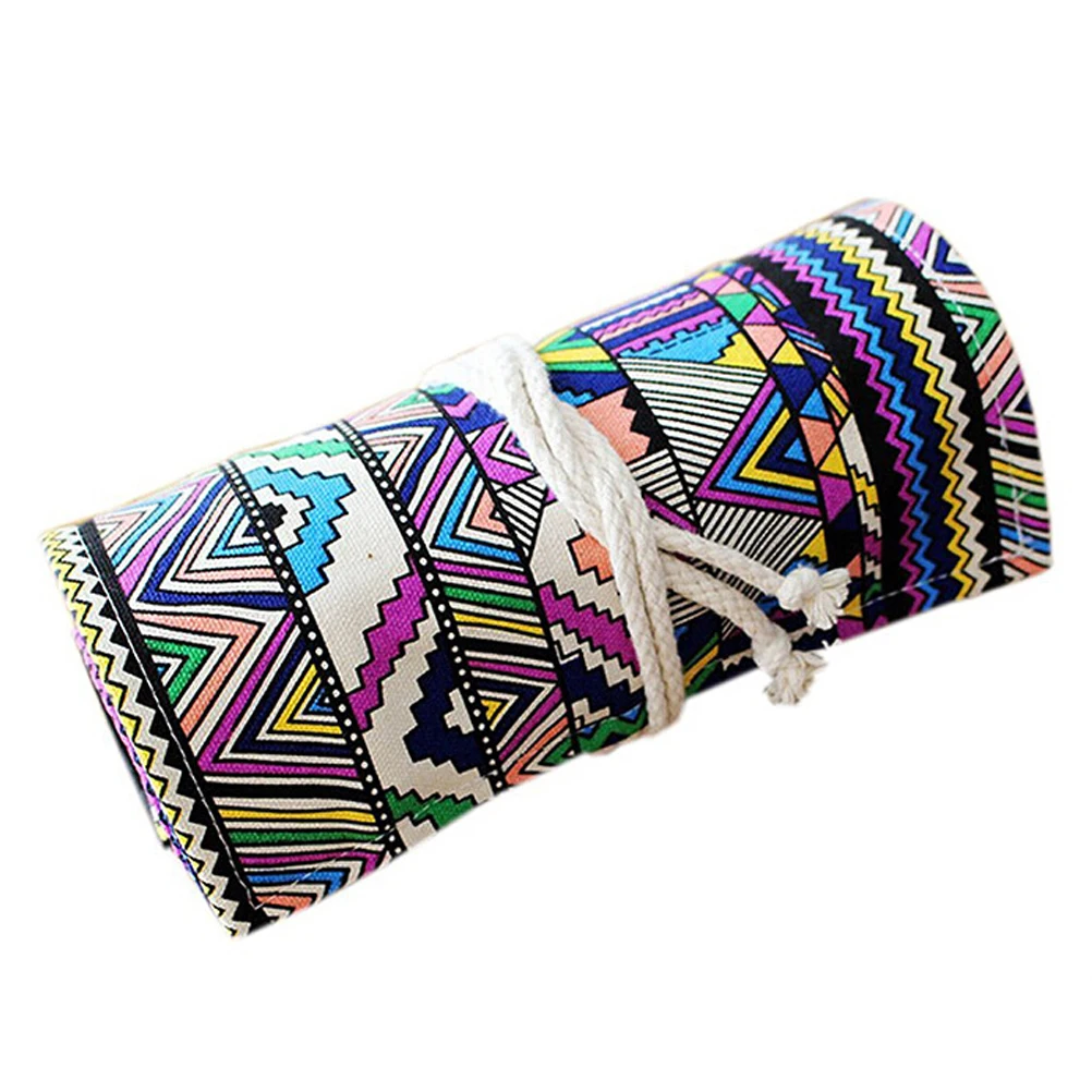 

Pen Curtain Roll Up Organizer High Capacity Portable Art Supplies Storage For Kids Students Artists Pencil Wrap Case Pen