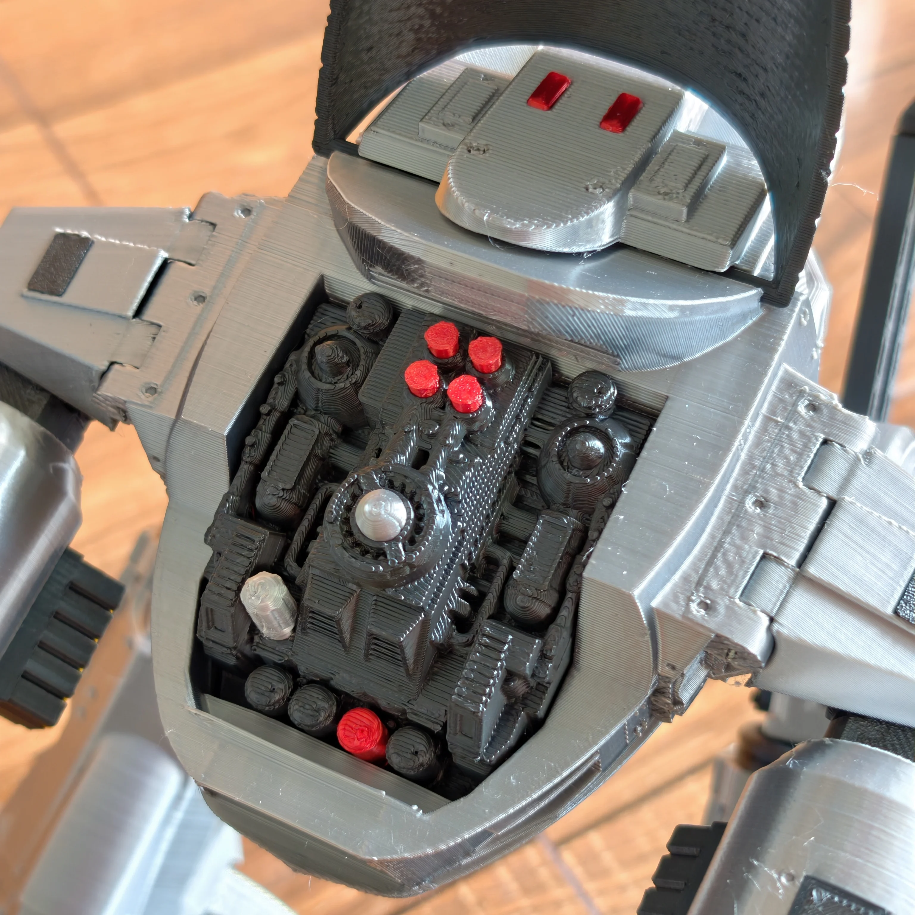 3D Printing RoboCop ED-209 Mod - đánh giá và giá Model Kit Robocop