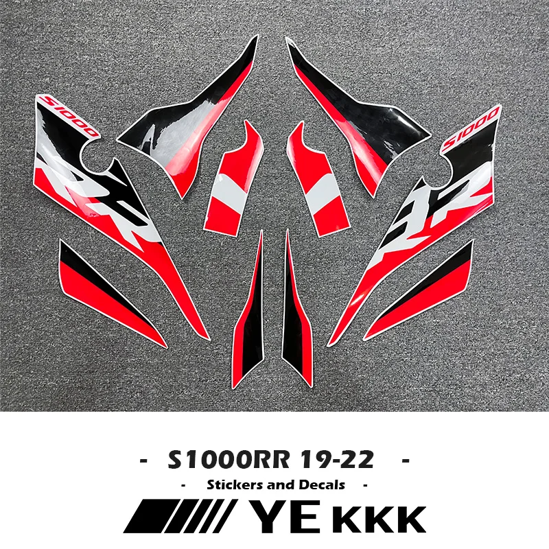 

For BMW S1000RR M1000RR S 1000 RR 2019-2022 New Fairing Shell Sticker Decals Kit Full Car Stickers 2019 2020 2021 2022