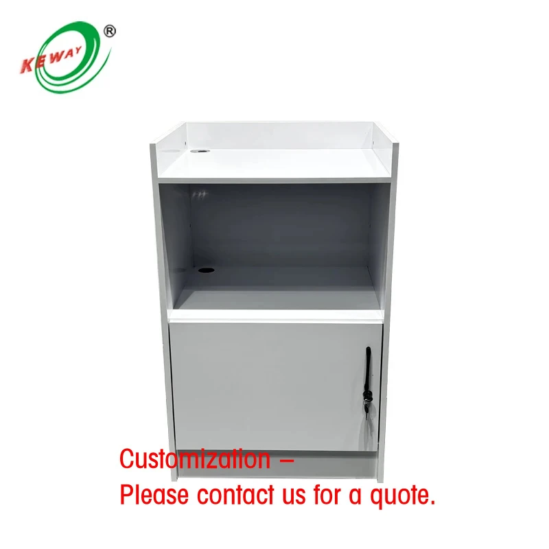 

custom.Keway POS Counter Melamine Surface Sale Cash Register Stand