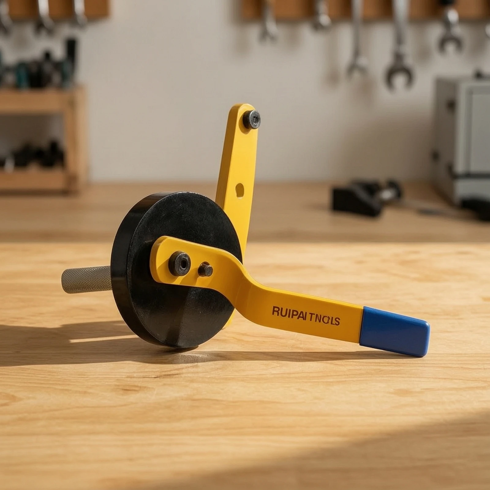 Deck Board Straightener with Roller Adjustable Deck Board Straightening Tool Decking Bender Non-Marring Heavy Duty