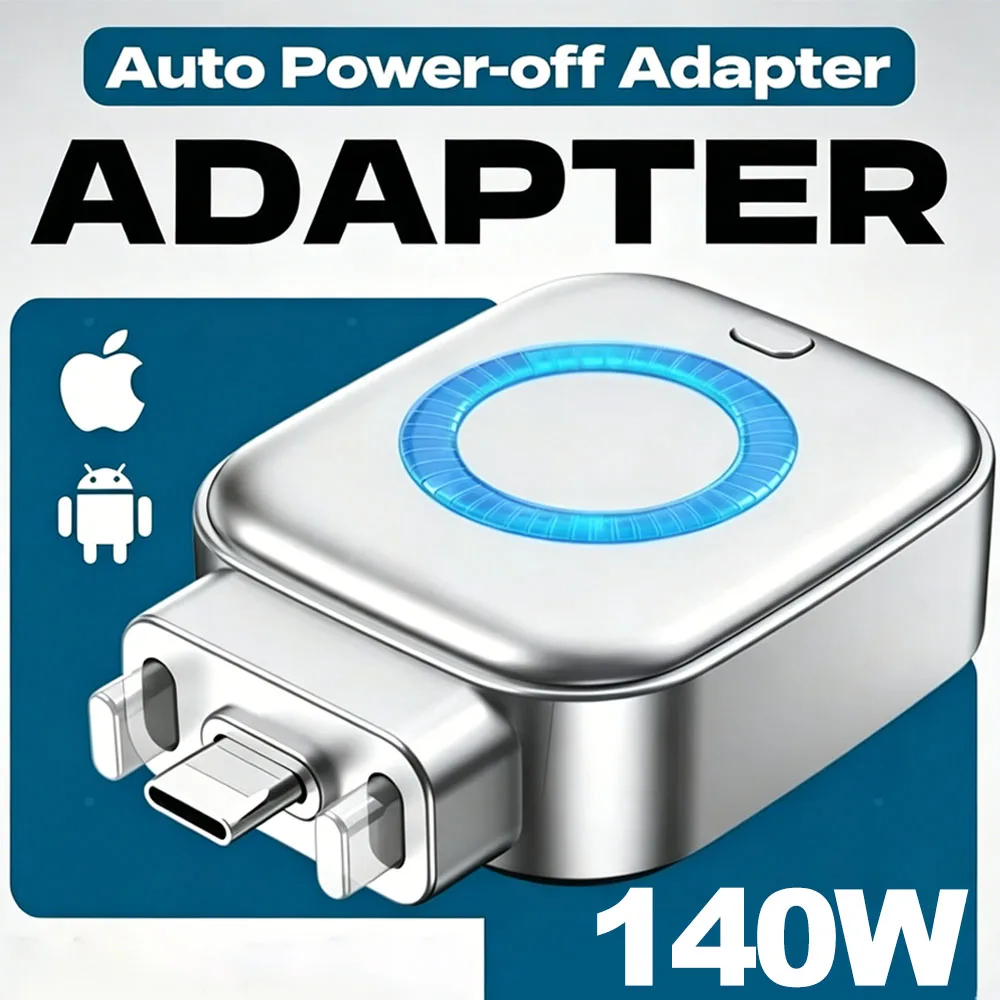 140W PD Fast Charging Data Cable Automatic Power-Off Anti-Overcharge Protection Safe Charging Full-Capacity Separator For Phone
