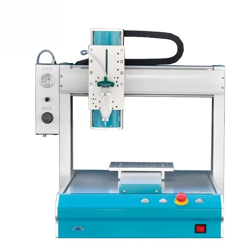 Fully Automatic Glue Applicator Coating Silicone Fast-drying Yellow Three-axis Dispensing Machine