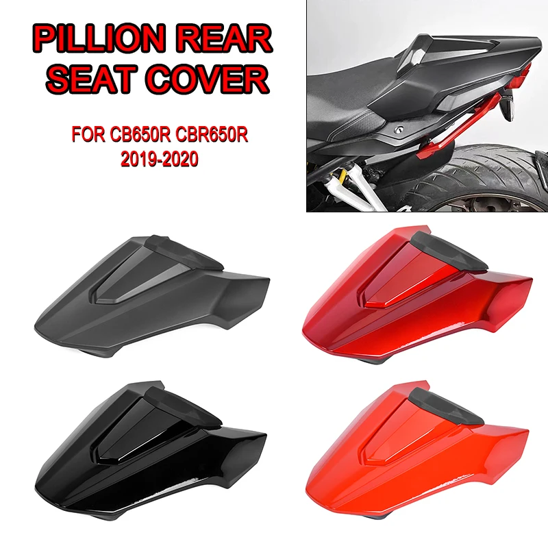 

For Honda CB650R CBR650R CB CBR 650 R CBR650R CB650R 2019-2020 Motorcycle Pillion Rear Passenger Seat Cover Fairing Cowl Solo