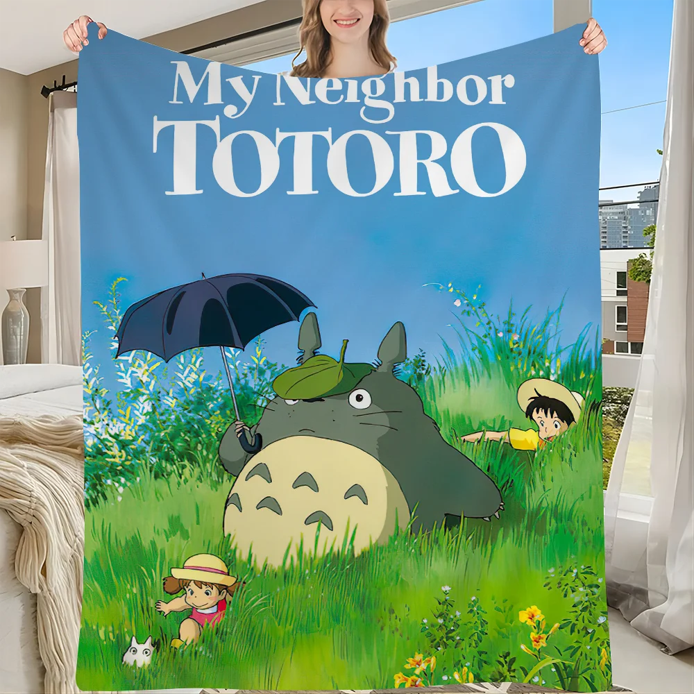 Hayao Miyazaki – tapisserie murale imprimée du film animé Totoro, grande tapisserie murale, Art, Science-Fiction, décoration de maison, couverture, 1 pièce