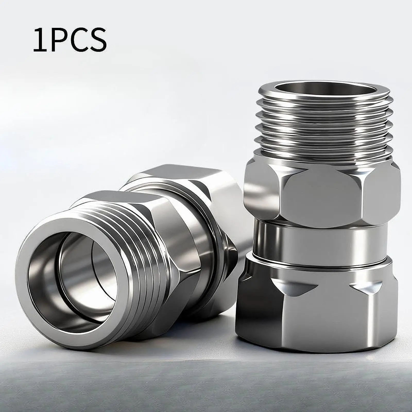 304 Stainless Steel Angle Valve Connector Flexible Connector 1/2 inch Thread Accessory for Industrial Installations Thread Joint