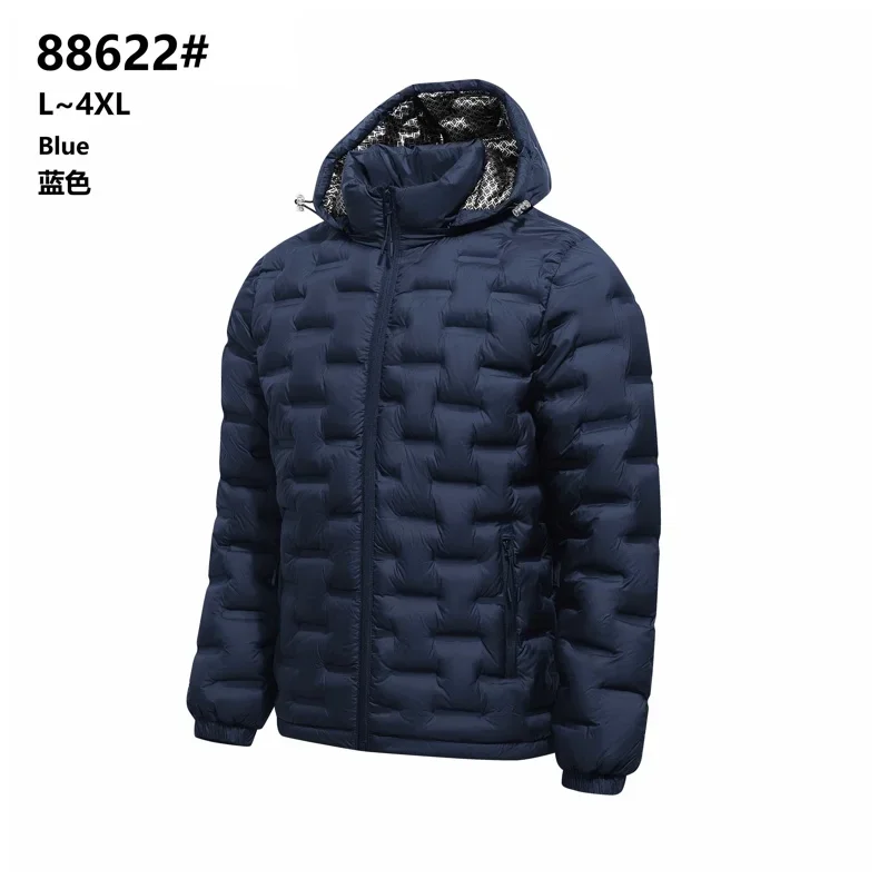 Outdoor Windproof Hooded Parkas Men Winter Thicken Warm Outerwear Men Puffer Jackets Male Fashion New Padded Quality Parka Coats