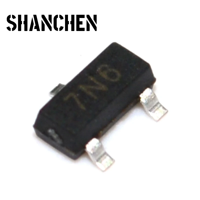 10pcs/lot New ZXMN6A07FTA Code 7N6 Chip SOT-23 Transistor Field Effect MOSFET