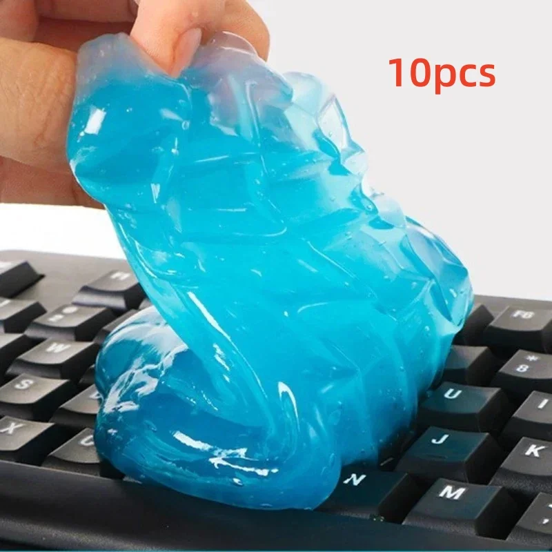 NewAuto Auto Reinigung Pad Kleber Pulver Reiniger Magie Reiniger Staub Entferner Gel Hause Computer Tastatur Sauber Werkzeug Auto Reinigung