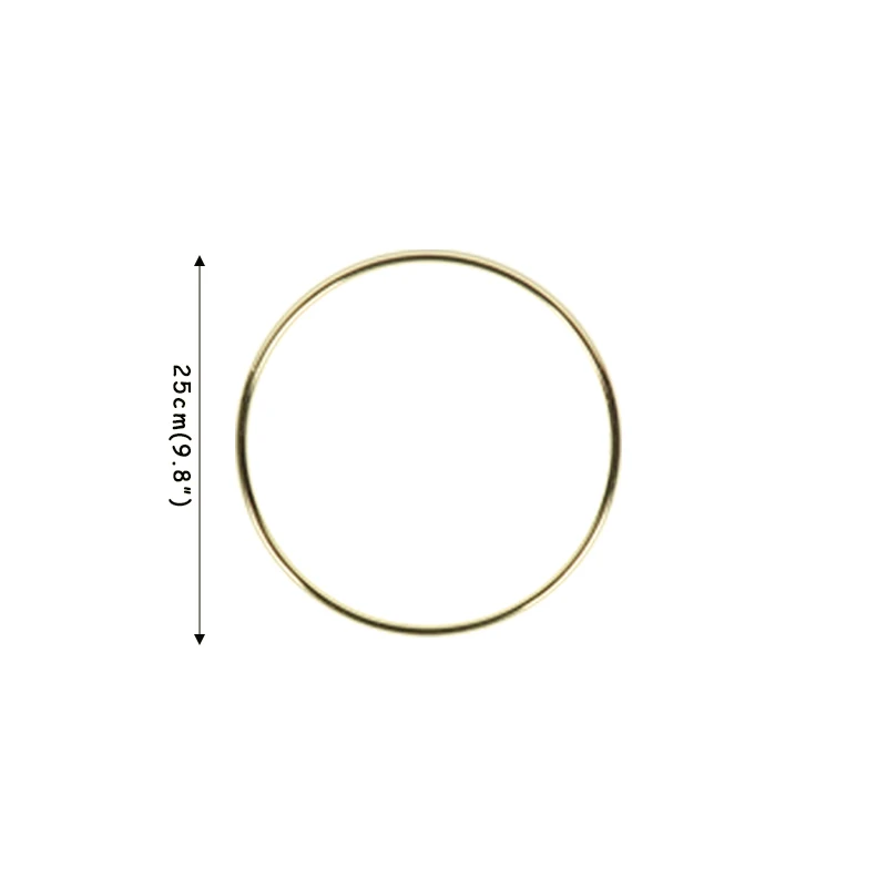 Gouden Metalen Bloemen Hoepel Ringen Met Houten Kaarthouder Tafeldecoratie Voor Bruiloft Centerpieces Kerst Diy Krans Bloem Slinger