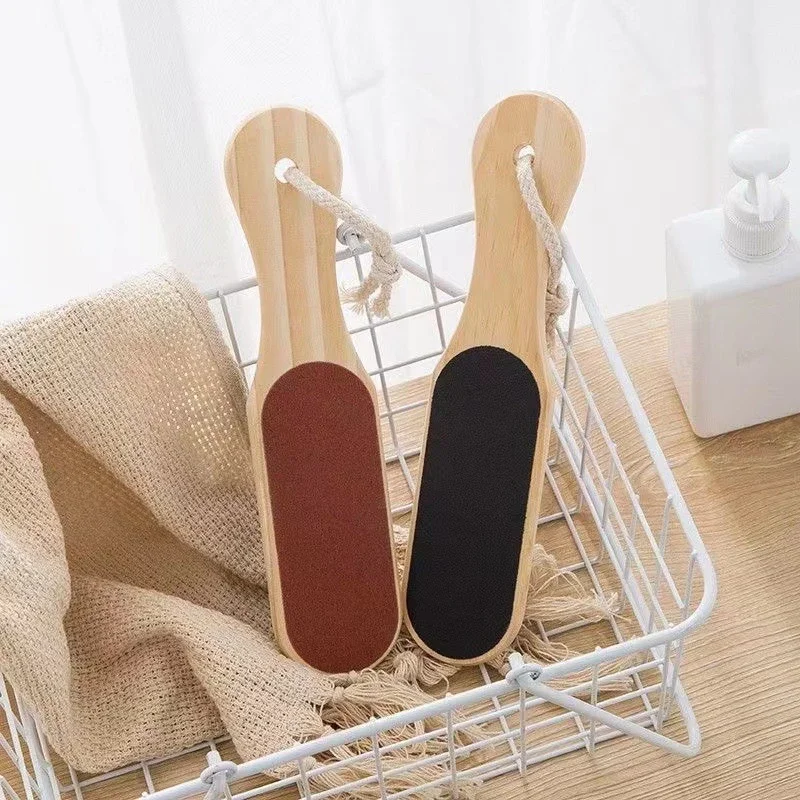 1PCS Professionele Pedicure Rasp Tool voor Dode Huid Crack Hakken Pedicure Houten Voet Bestand Rasp Eelt Remover Voet scrubber Zorg