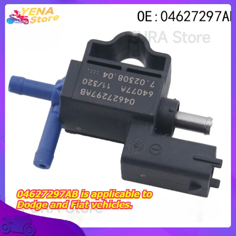 

Engine Variable Valve Timing (VVT) electromagnetic valve 04627297AB is applicable to Dodge and Fiat vehicles.