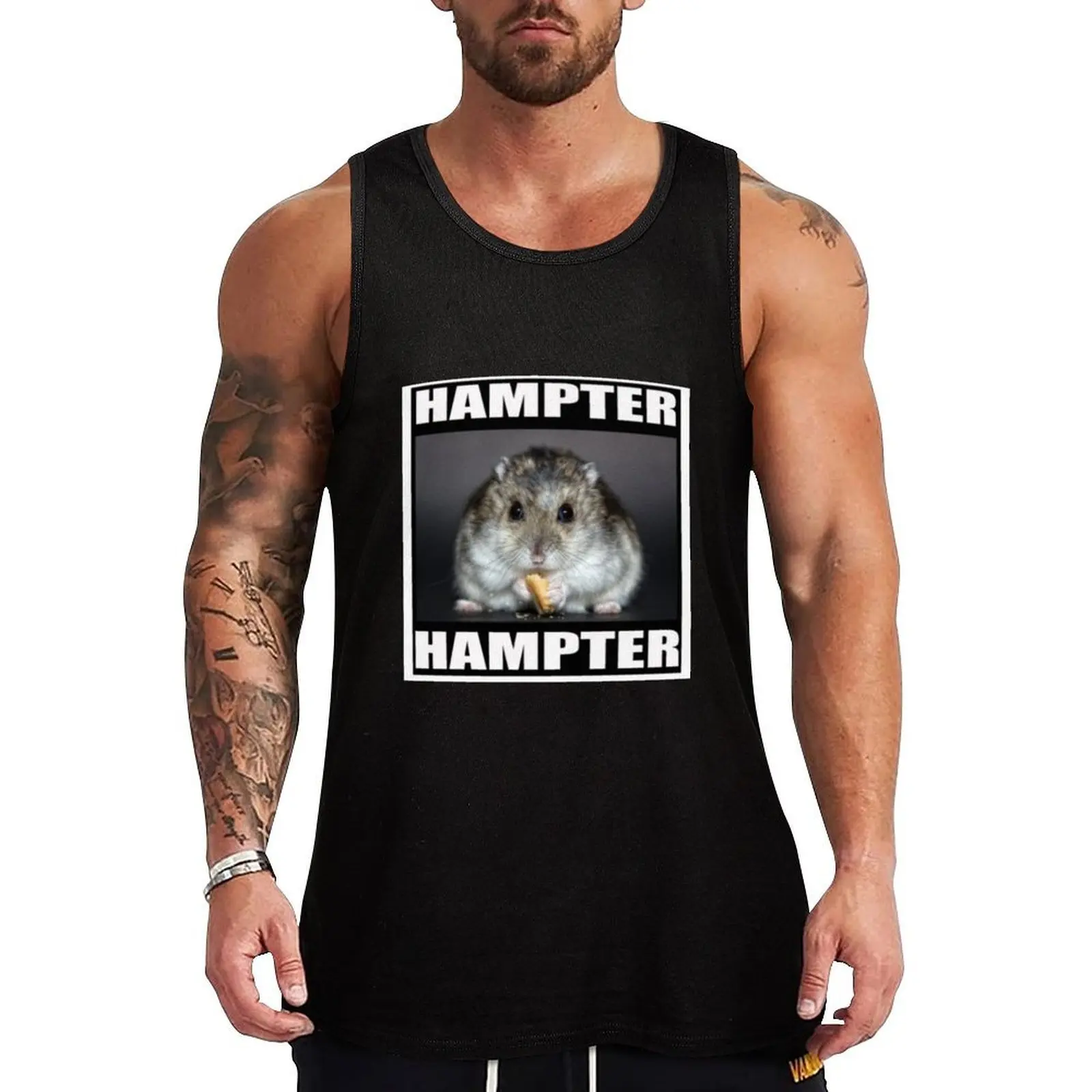 

Hampter meme funny Tank Top vest for men summer 2025 vest men Clothing