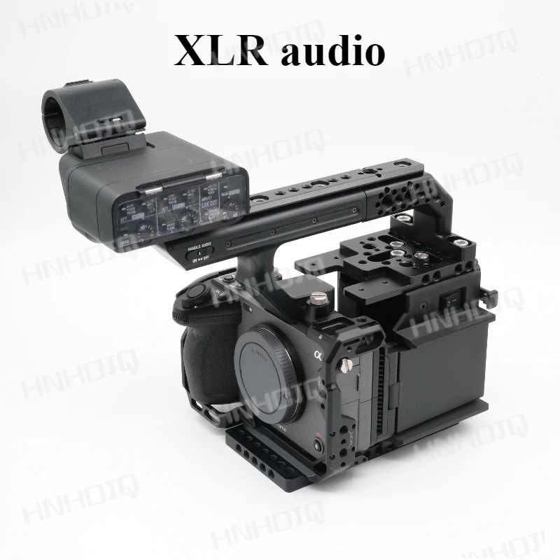 FusionRig For Sony FX3/FX30/A7M4/A7S3 Extension Module XLR Audio Handle Connector