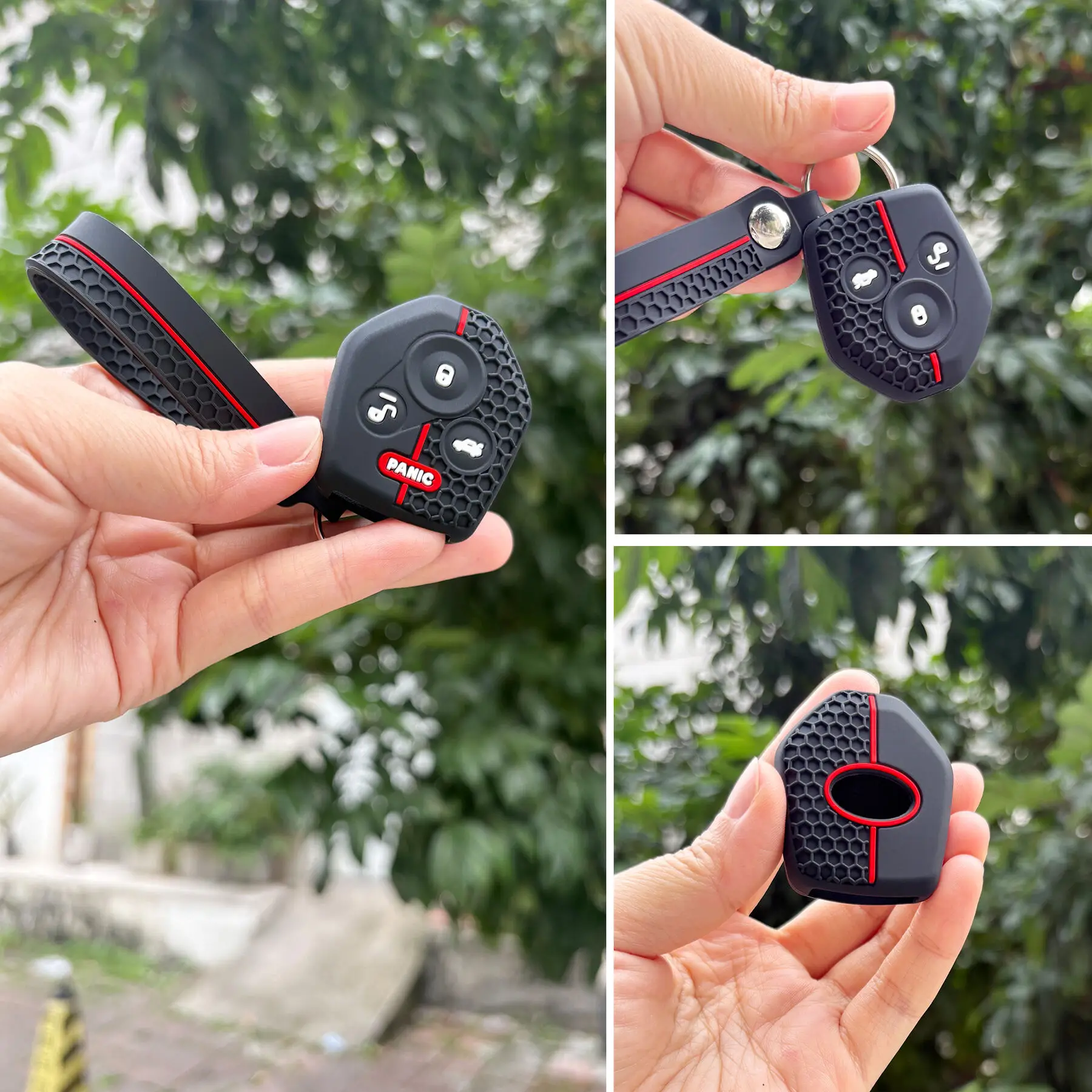 Soft Silicone Key Cover Case For Subaru Crosstrek Forester Impreza Legacy Outback Tribeca WRX STI XV Crosst Protector Keychain