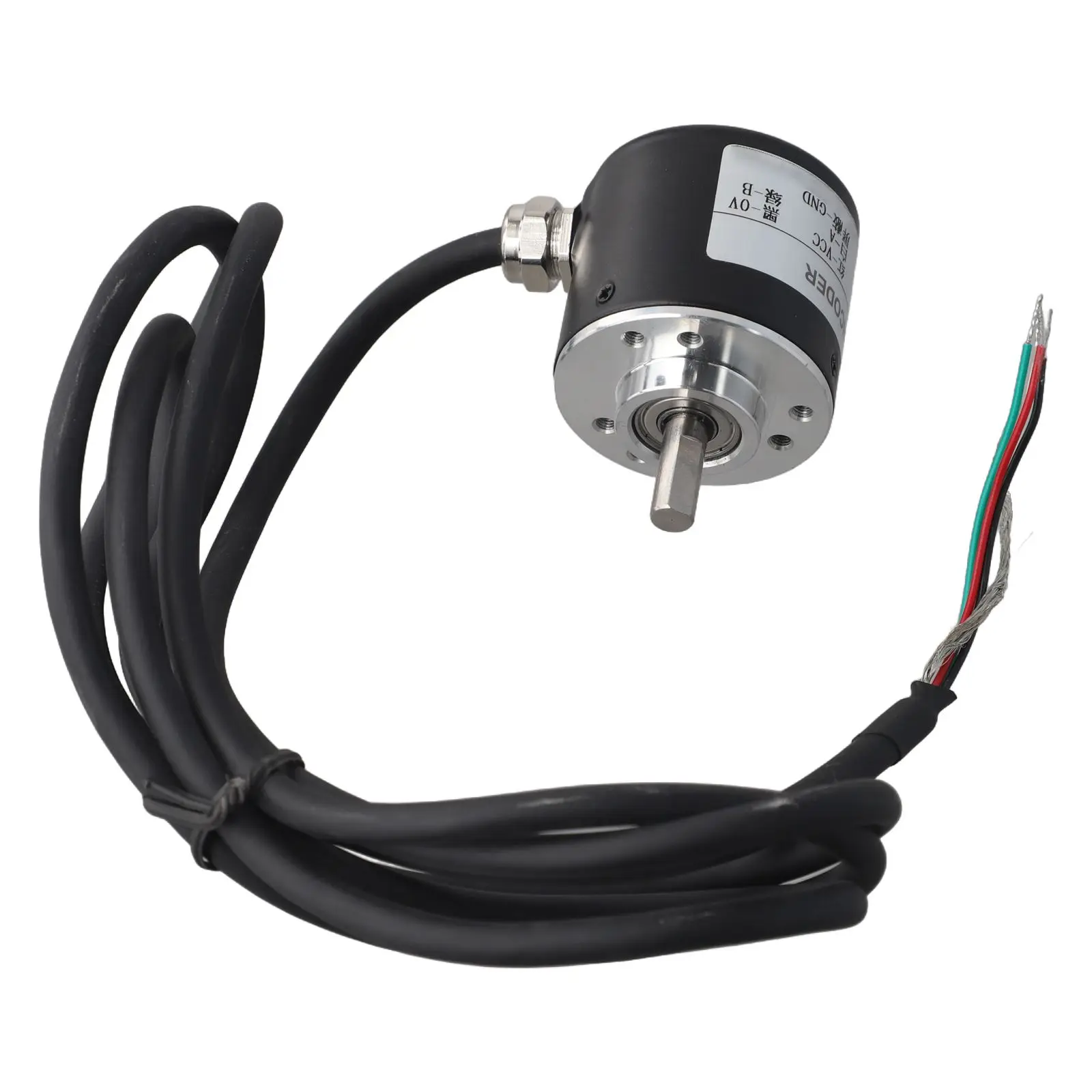 Office Automation 38*35.5mm Incremental Encoder 3-Phase Encoder 0-20KHz Response Frequency 5000 R min for maximum