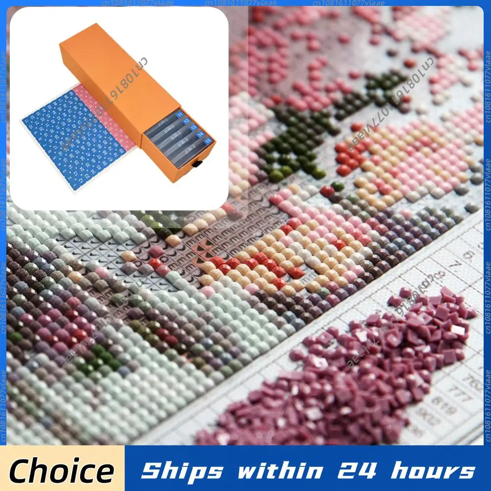

15/30/45pcs/Set Diamond Painting Storage Box Trays with Lids Diamond Painting Accessories Containers for DIY Beaded Jewellery