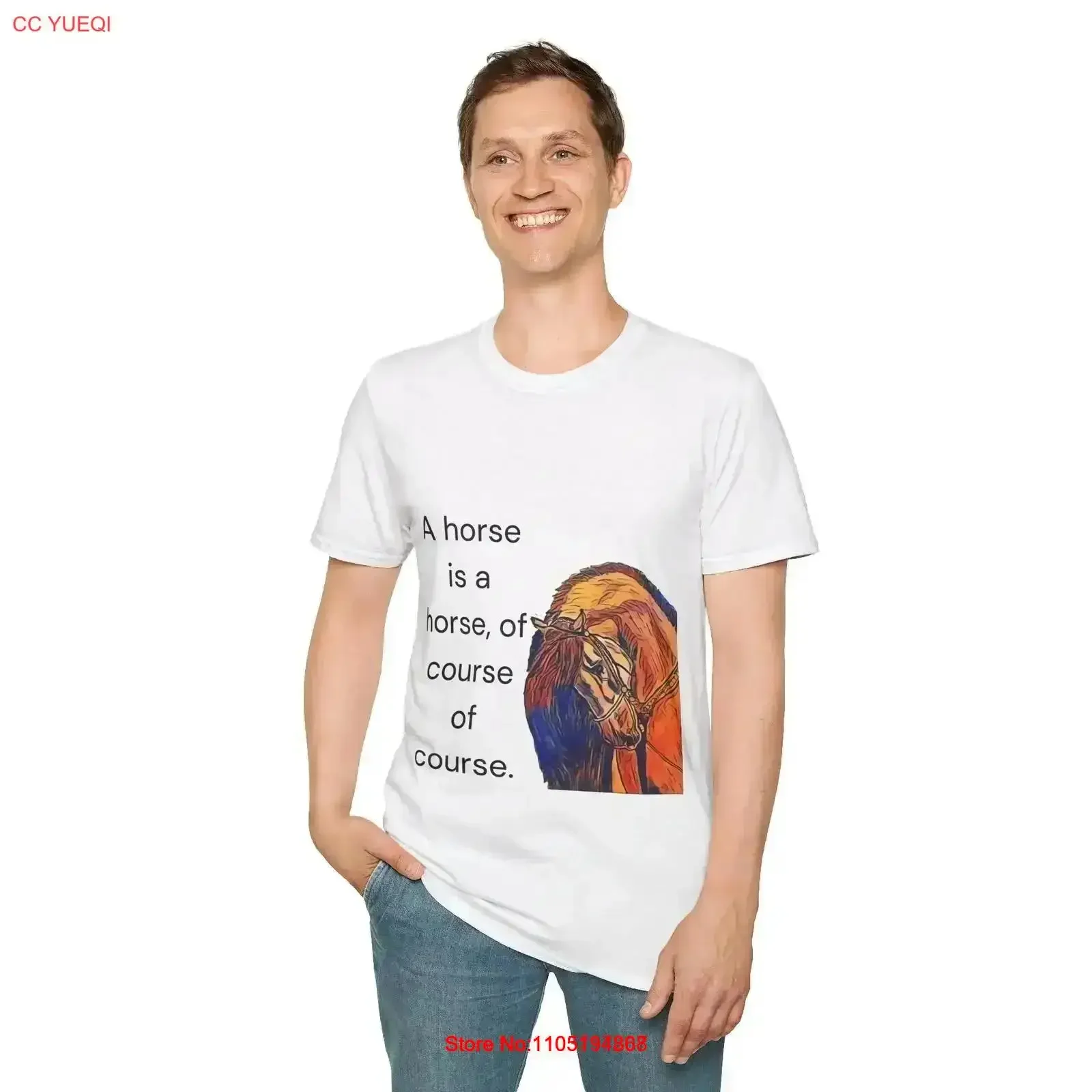 

Футболка Horse Lover, винтажный стираный топ для повседневной носки, универсальная растянутая дизайнерская одежда для дома, слегка уличная одежда, мягкая