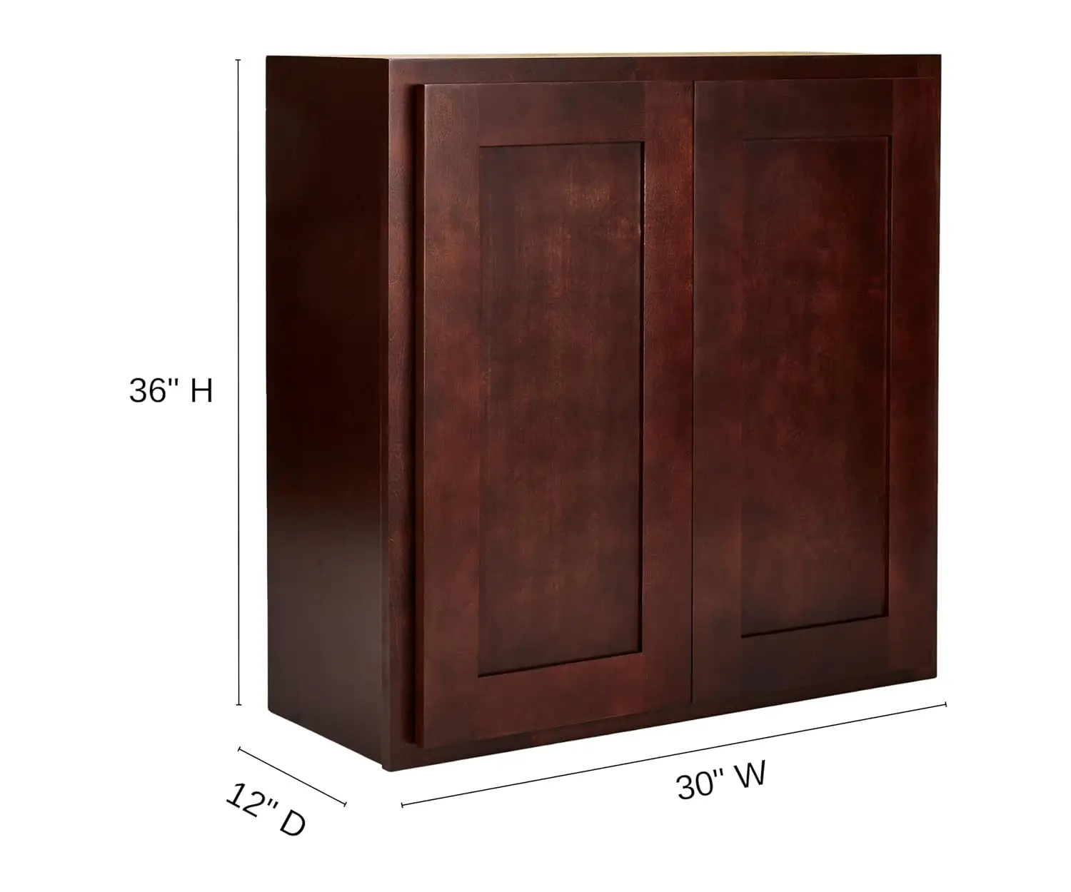 Espresso Shaker Wall Cabinet 30