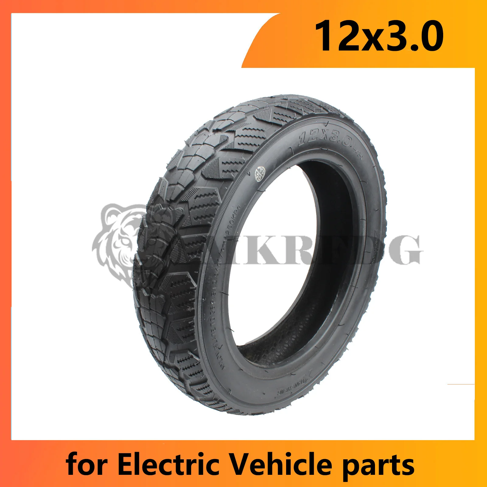 12x3.0 XUANCHENG inner outer tire 12 inch Non-slip Pneumatic Tire Wheel for electric scooter