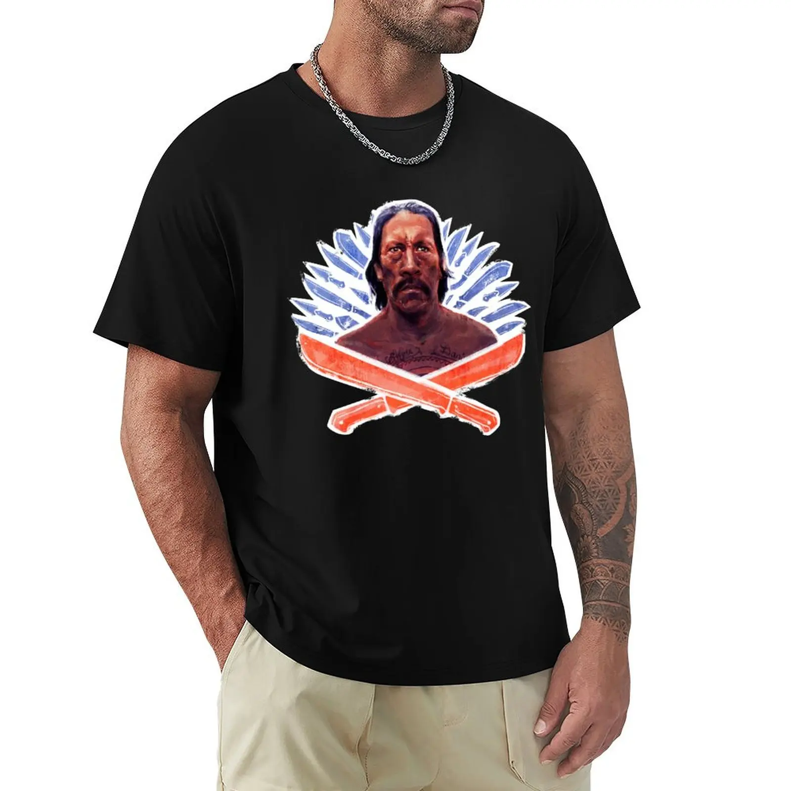 Machete v2 T-Shirt cotton t shirts man 100% T-Shirt
