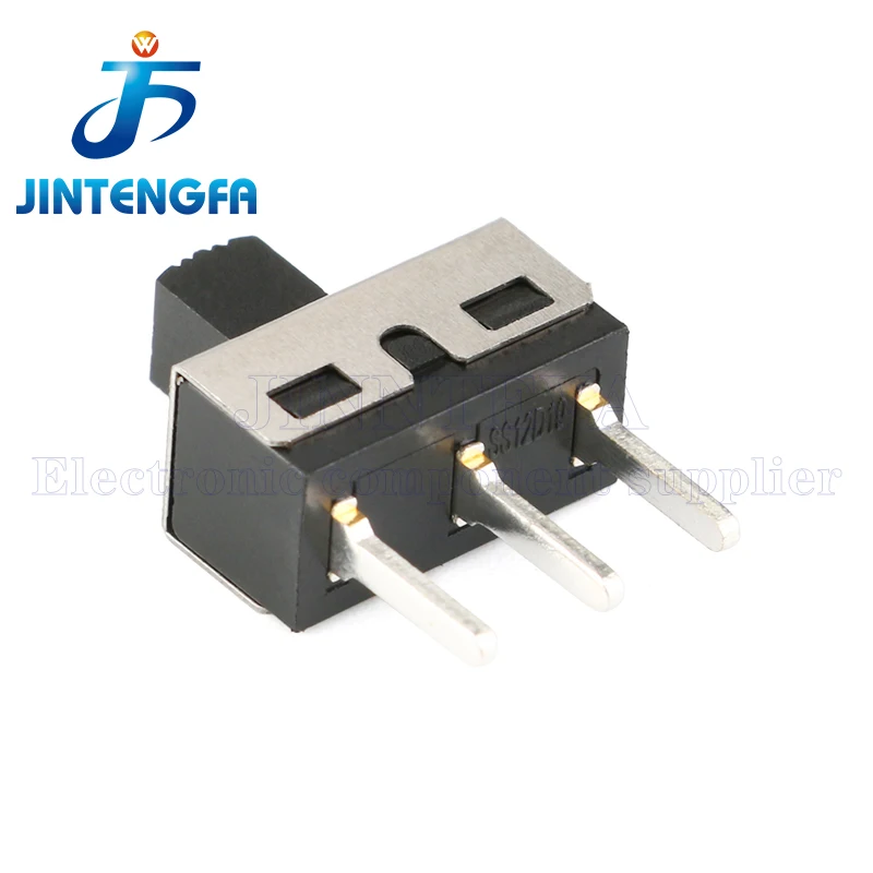 10PCS SS12D10 SS12D06 Toggle Switch 3Pins Bend Straight Feet 1P2T Handle High 5mm Spacing Of 4.8mm 3A 250V SS12D11 SS12D10G5