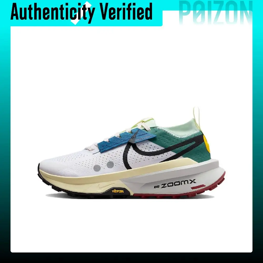 Nike Zegama Trail 2 Running Shoes Women's Low-top White/Coastal Blue/Court Blue/Black FD5191-101