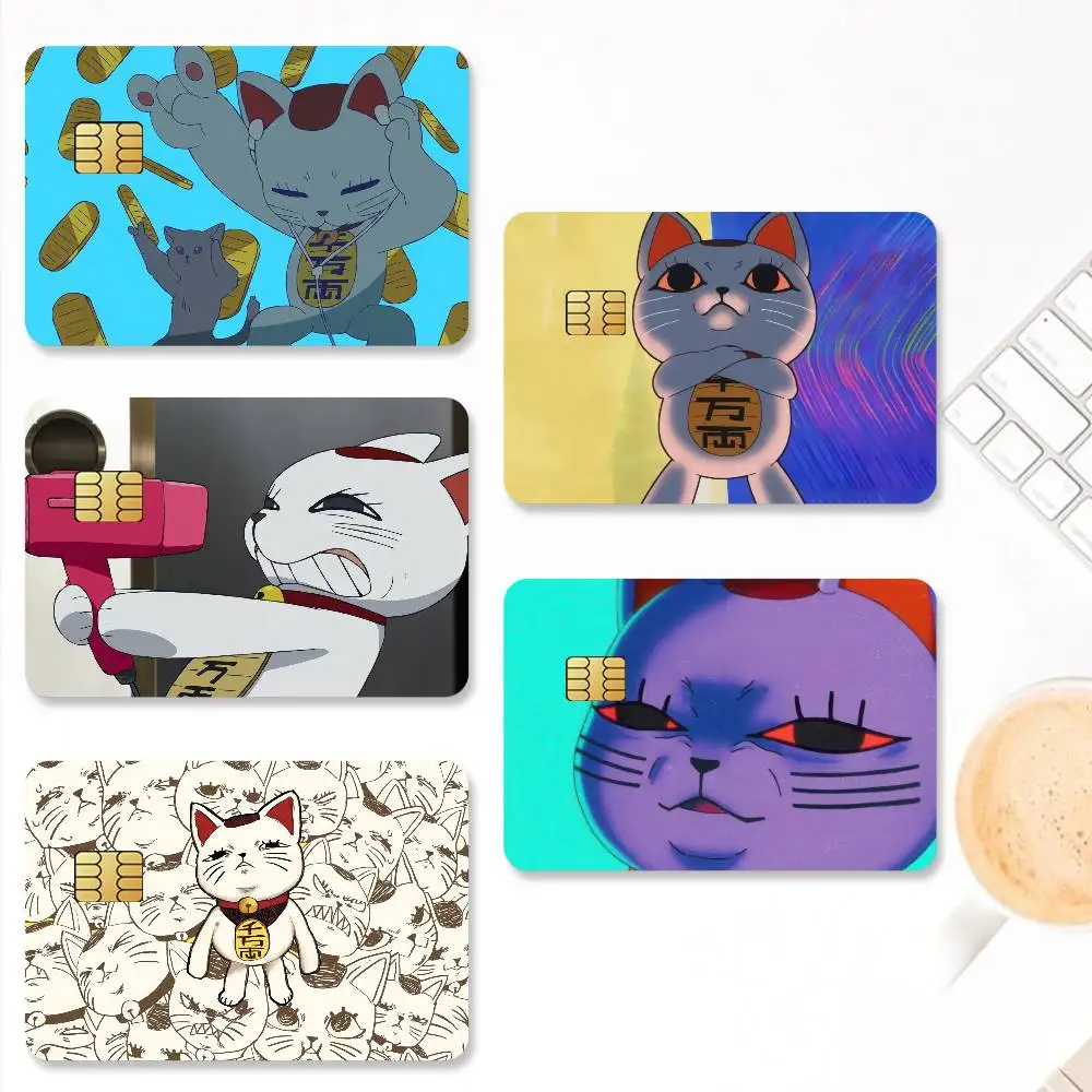 Anime T-Turbo G-Granny-S Credit Card Stickers Skin for Bank Debit Decorative Protection 4PCS Anti-scratch Waterproof