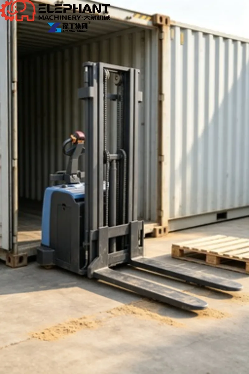 1.5ton 1500kg Electric Pallet Stacker, 4500mm 4.5m Lifting Height CE Certified For Warehouse Pallet Stacking