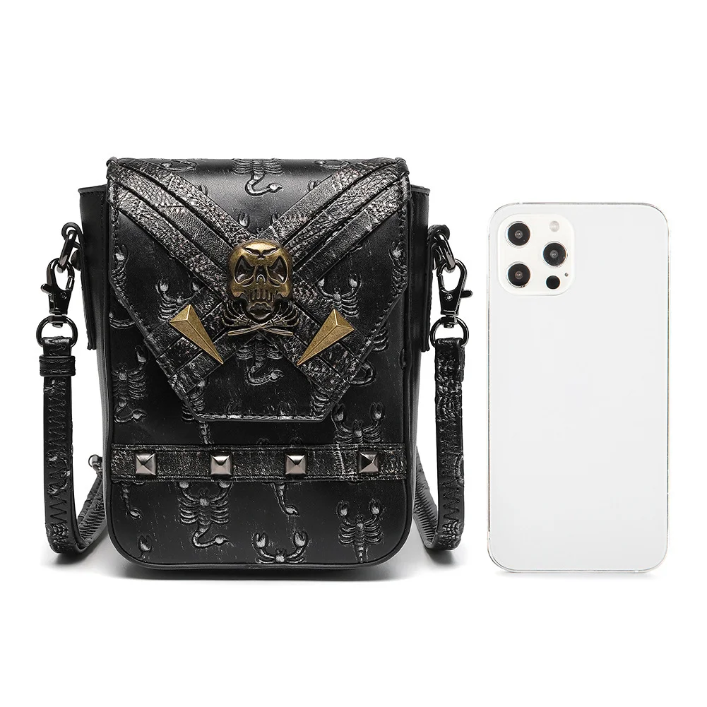 

Women's handbag European and American punk industrial retro style women's single shoulder crossbody bag