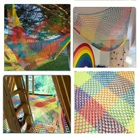 Colorful Nylon Mesh Child Safety Net Anti Falling Net Balcony Window Staircase Deck Football Field Fence Protection Baby Cat Dog 3