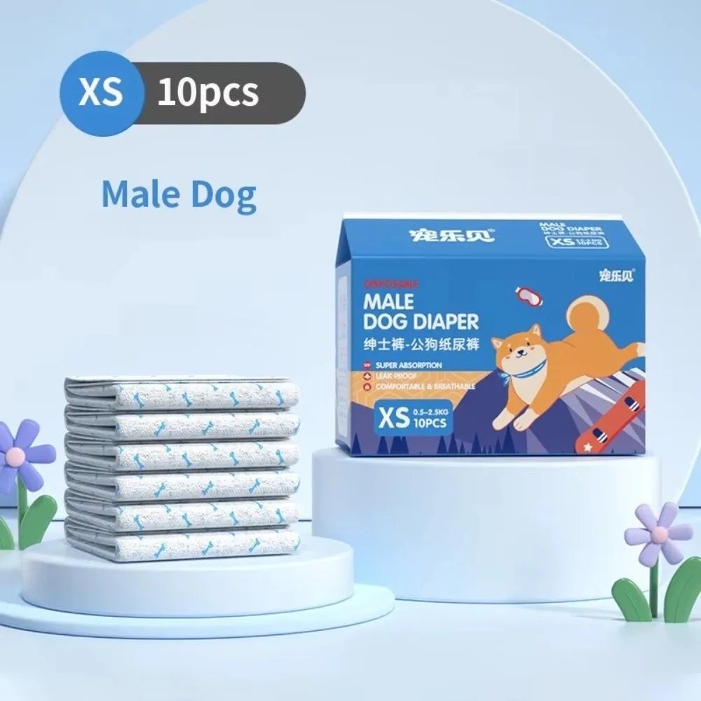 New Soft Disposable Dog Diapers Female Male Dogs Super Absorbent Doggie Diaper Leak Proof Puppy Shorts Nappies Pants