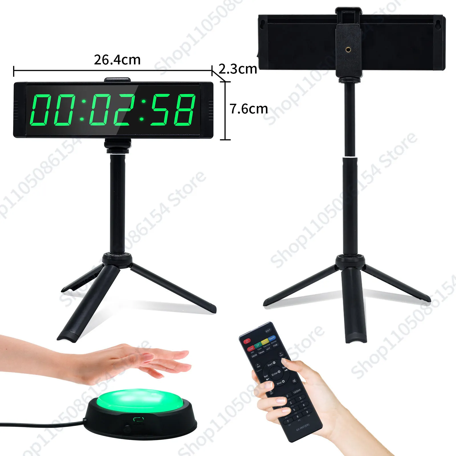 Fitness Boxing Training Timer Magnetic Crossfit Multifunctional Automatic Cycle Timing