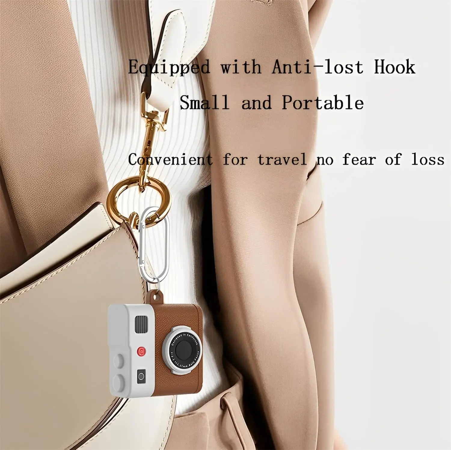 For AirPods 4 Case Cover with Keychain Cute Cartoon Cool Retro 3D Camera Protective Silicone Skin Case For AirPods 4 view 6
