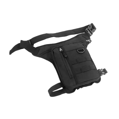 Imagen 2 del producto Bolsa de pierna para ciclismo al aire libre, bolsa de pierna multifuncional, bolsa de escalada, bolsa de motocicleta, bolsa bandolera informal, riñonera deportiva para hombres