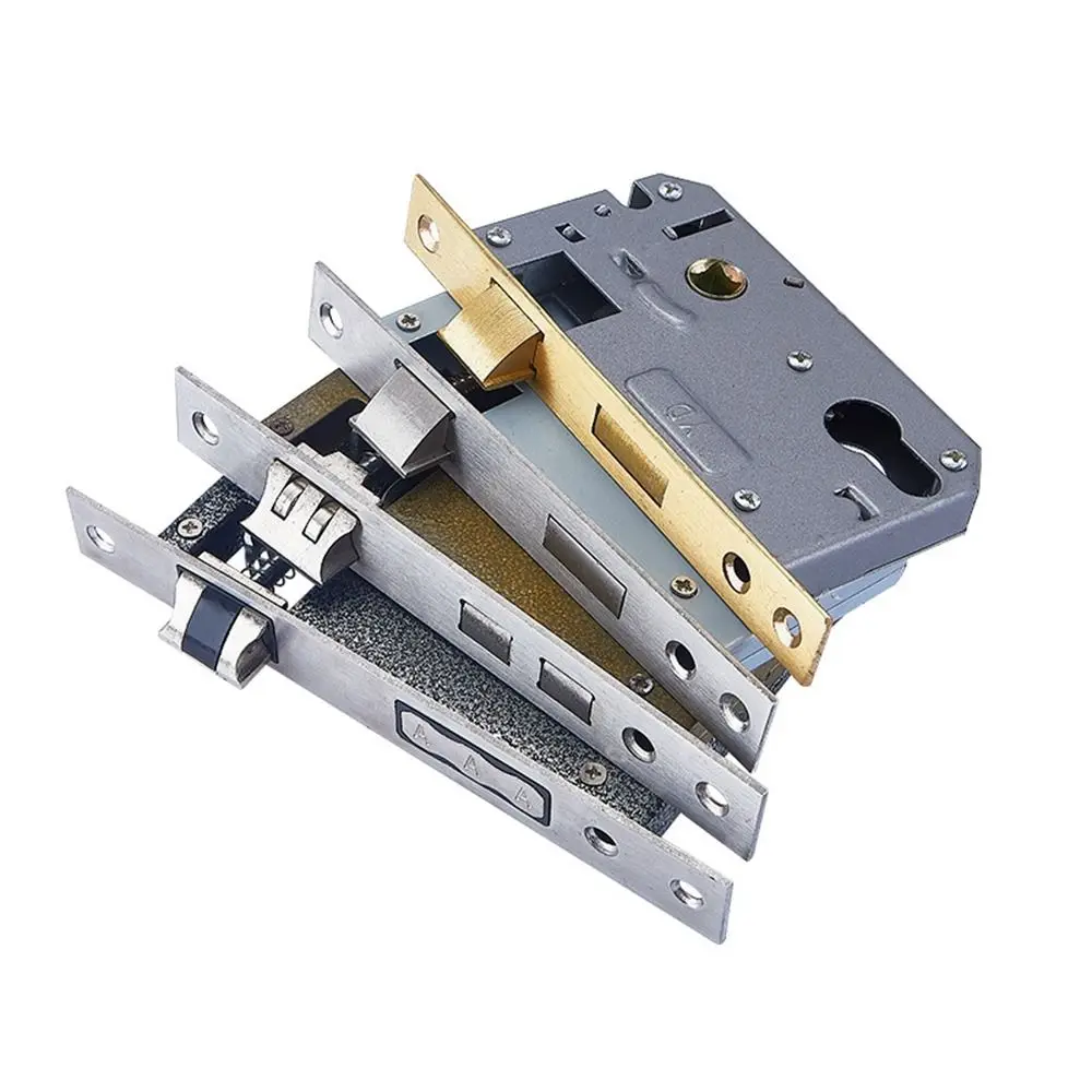 

New Stainless Steel Door Lock Cylinder Silent Replacement Spare Parts Door Lock Body Security High Quality Door Handle Lock Door