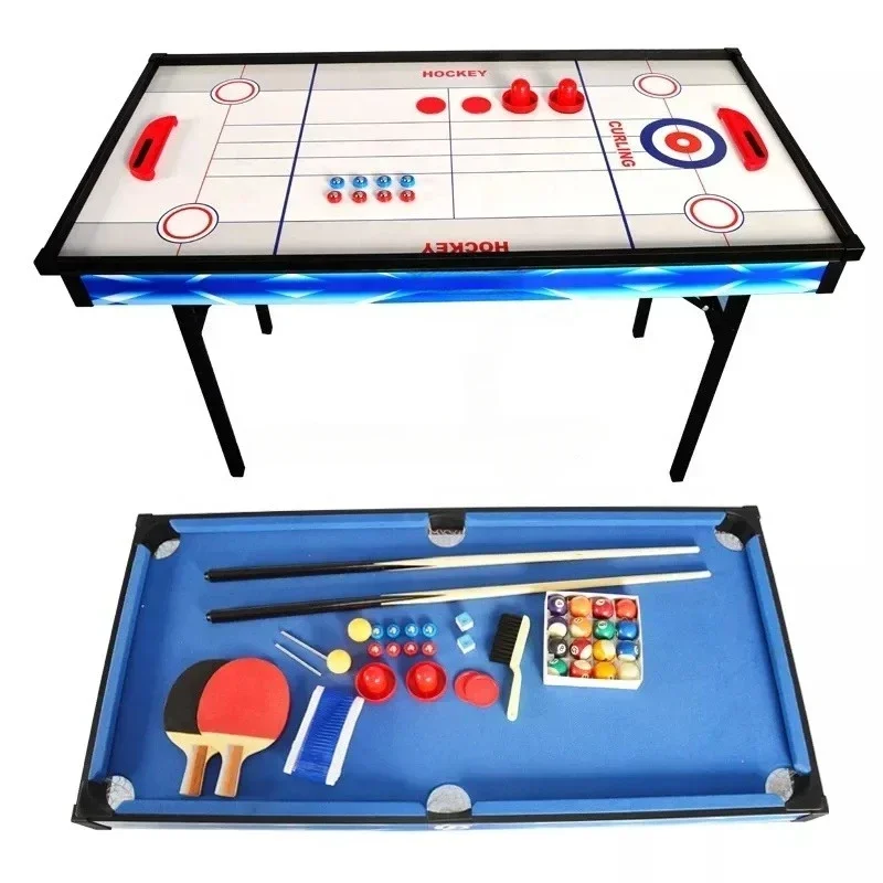 

Snooker Billiard Tables Indoor 5 In 1 Classic Sport Multi Functional Pool Game Table For Kids